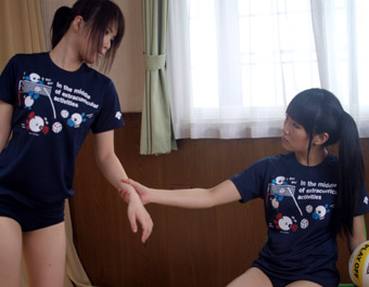 Strict Volleyball Lesson